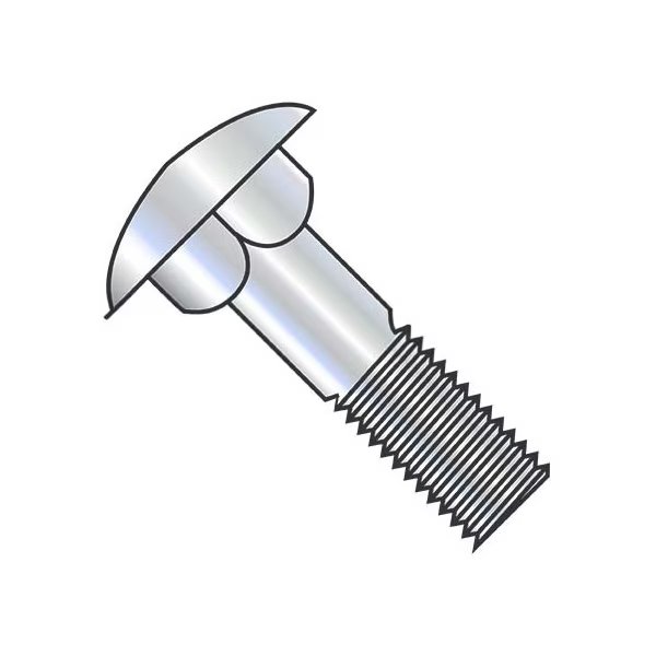 Carriage Bolt, Square Neck Round Head, Zinc Plated Low Carbon Steel, 3/4-10 x 13 in., Usa Industrials, Mfr#: BULK-BOLT-793